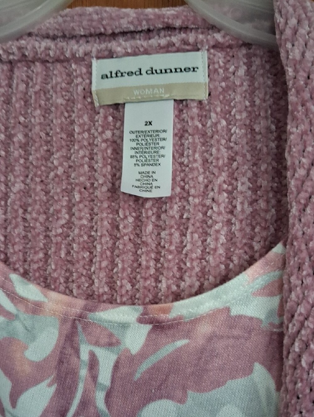 ALFRED DUNNER Open-Front Ribbed Cardigan - Picture 2 of 6